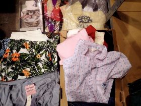Two boxes of new with tags womens clothing. Not available for in-house P&P