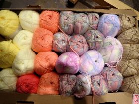 30 balls of double knit wool. Not available for in-house P&P