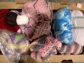 Quantity of mixed wool balls. Not available for in-house P&P
