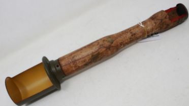 Cutaway WWII German stick grenade. UK P&P Group 2 (£20+VAT for the first lot and £4+VAT for