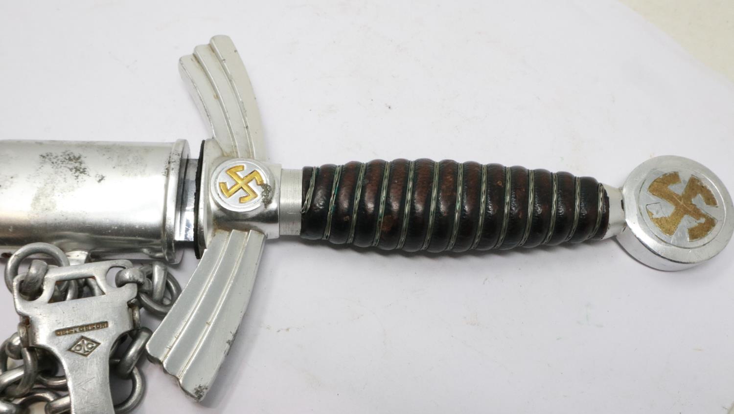 GI copy 1st pattern Luftwaffe dagger. These were made just after the War with original and made up - Image 2 of 3