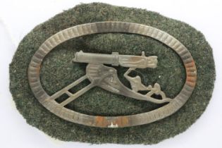 WWI German Heavy Machine Gunners badge. UK P&P Group 1 (£16+VAT for the first lot and £2+VAT for