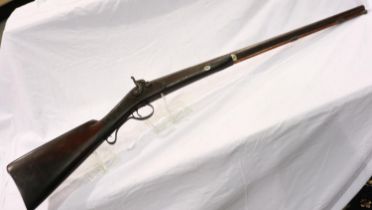 Thomas Irwin Enniskillen 19th century 12 gauge shotgun with ram rod. UK P&P Group 3 (£30+VAT for the