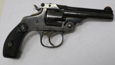 Smith & Wesson revolver, with old spec deactivation certificate. UK P&P Group 2 (£20+VAT for the