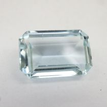 Loose emerald cut natural aquamarine, 1.95cts. UK P&P Group 0 (£6+VAT for the first lot and £1+VAT