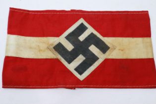 Third Reich Hitler Youth armband. UK P&P Group 1 (£16+VAT for the first lot and £2+VAT for