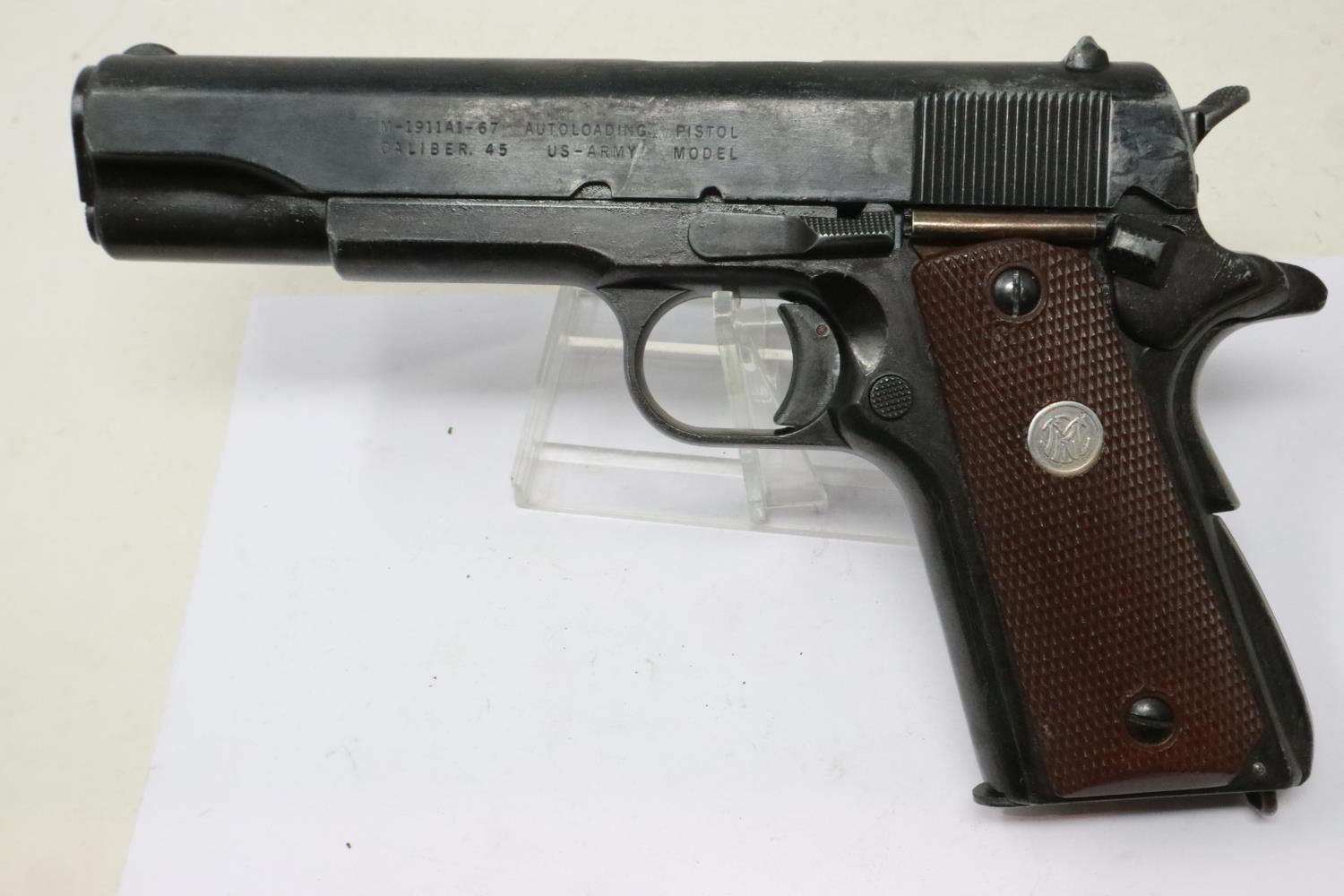 RMI model M1911 -67 replica 1911, full moving parts, boxed. UK P&P Group 2 (£20+VAT for the first - Image 2 of 4