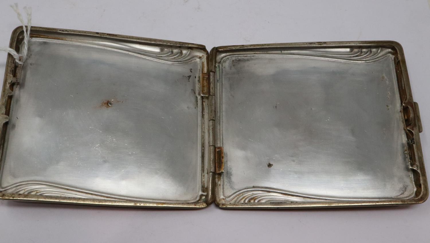 WWII German soldiers cigarette case. UK P&P Group 1 (£16+VAT for the first lot and £2+VAT for - Image 2 of 3