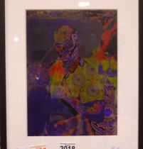 Artists Anonymous (contemporary): hand solarised print, One of His Fathers, 27 x 20 cm, Alder