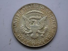 USA Kennedy half dollar, 1968. UK P&P Group 0 (£6+VAT for the first lot and £1+VAT for subsequent