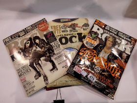 Classic Rock magazine, March 2010, sealed, three further magazines with card cases and CD's and