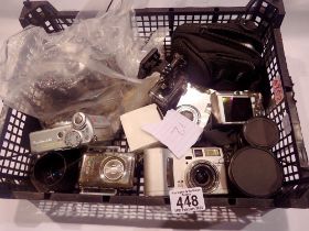 Selection of compact digital cameras to include Sony, Canon etc. UK P&P Group 2 (£20+VAT for the