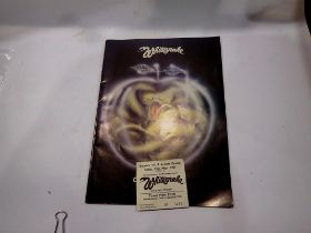 Whitesnake Come An' Get It concert programme and a concert ticket from 1981. UK P&P Group 1 (£16+VAT