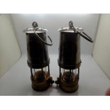 Pair of lamps by The Protector Lamp and Lighting Company LTD, Eccles. UK P&P Group 2 (£20+VAT for