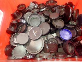 Large collection of mixed camera lens caps. UK P&P Group 3 (£30+VAT for the first lot and £8+VAT for