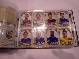 Album containing mixed football cards including John Players Football Caricatures. UK P&P Group