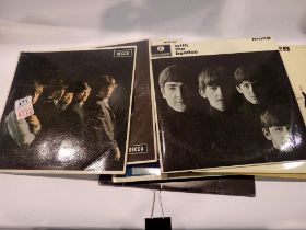 Ten albums to include Elvis, The Rolling Stones, The Beatles etc. UK P&P Group 3 (£30+VAT for the