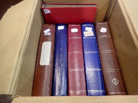 Six stock books of stamps. UK P&P Group 3 (£30+VAT for the first lot and £8+VAT for subsequent lots)