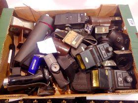 Large selection of camera accessories including flashes. Not available for in-house P&P