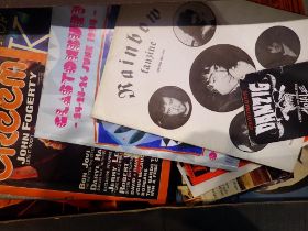 Mixed music related ephemera including Rock programmes. UK P&P Group 2 (£20+VAT for the first lot