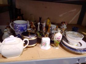 Quantity of mixed ceramics including Victorian Copeland late Spode. Not available for in-house P&P