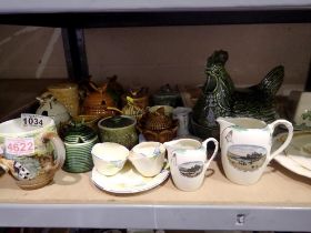 Quantity of mixed ceramics including Meakin. Not available for in-house P&P