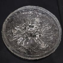 Tapio Wirkkala for Italia; a Finnish table centre bowl in the Lunaria pattern, D: 39 cm. No