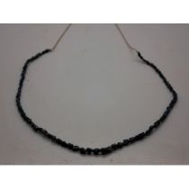 12cts diamond set silver necklace, L: 40 cm. UK P&P Group 0 (£6+VAT for the first lot and £1+VAT for