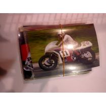 Quantity of motor cycle press release photographs. UK P&P Group 2 (£20+VAT for the first lot and £