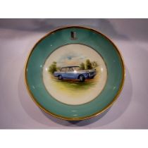 Minton hand painted Triumph bowl, no cracks or chips, D: 29 cm. UK P&P Group 2 (£20+VAT for the