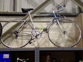Ian May hand built bicycle with Campagnolo spec, 21" frame and 26" wheels, 10 speed. Not available