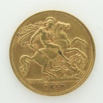 1912 gold half sovereign of George V. UK P&P Group 0 (£6+VAT for the first lot and £1+VAT for