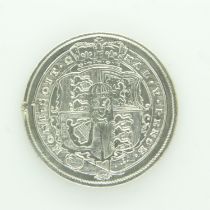 1820 - Silver sixpence of George III - gVF grade, contact marks and EK. UK P&P Group 0 (£6+VAT for
