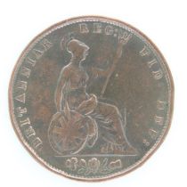 1853 - copper halfpenny of Queen Victoria - aVF condition. UK P&P Group 0 (£6+VAT for the first