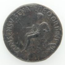 Roman Dupondius, AD37, Augustus Divus Ex Roma 021122 - VF grade. UK P&P Group 0 (£6+VAT for the