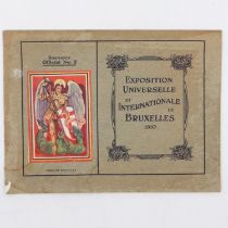 1910 Exposition Universelle et Internationale de Bruxelles official souvenir brochure No 2. UK P&P
