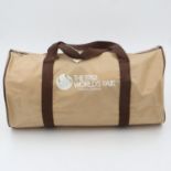 Worlds fair Tennessee official souvenir holdall. UK P&P Group 2 (£20+VAT for the first lot and £4+
