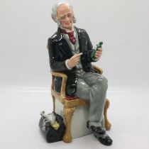 Royal Doulton figurine, The Doctor HN2858, no cracks or chips, H: 19 cm. UK P&P Group 2 (£20+VAT for