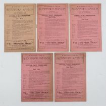 1911 Scottish Exhibition of National History, Art & Industry collection of Official Daily