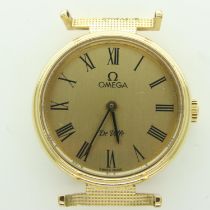 OMEGA: ladies Omega De Ville wristwatch head, mechanical, working at lotting up. UK P&P Group 1 (£