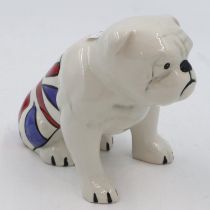 Lorna Bailey British Bulldog, no cracks or chips, H: 15 cm. UK P&P Group 1 (£16+VAT for the first