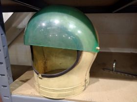 Dekker 1960s Space Helmet, NASA sticker missing, no box. Not available for in-house P&P