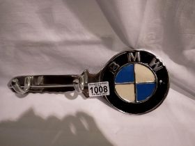 Cast aluminium BMW key hook, W: 30 cm. UK P&P Group 1 (£16+VAT for the first lot and £2+VAT for
