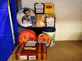 Quantity of tobacco and other tin cases. Not available for in-house P&P