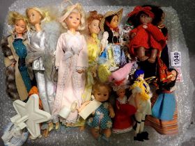 Quantity of dolls and accessories, including Barbie. Not available for in-house P&P