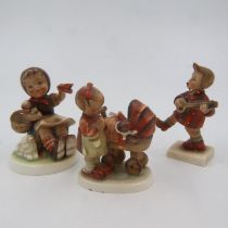 Three early Goebel large figurines. UK P&P Group 2 (£20+VAT for the first lot and £4+VAT for