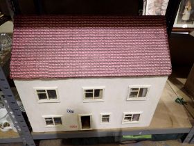 Hand crafted dolls house, 54 x 32 x 51 cm H. Not available for in-house P&P