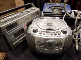 Spinney Trunk radio cassette and an ALBA CD player. Not available for in-house P&P