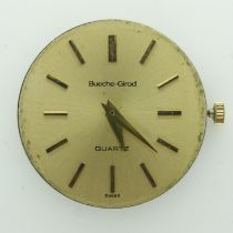 BUECHE GIROD: quartz wristwatch movement. UK P&P Group 0 (£6+VAT for the first lot and £1+VAT for
