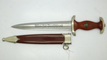 Third Reich SA Transitional Period Dagger with both the Makers name ( Carl Wüsthof) and the Rzm